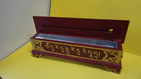 Large Green Tara Mantra - Incense Burner