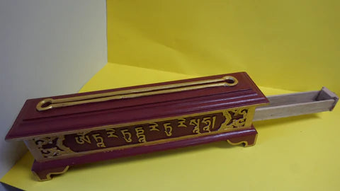 Large Green Tara Mantra - Incense Burner