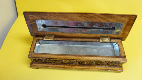 Small Classic Auspicious Wooden Incense Burner