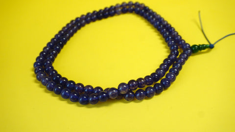 Large Purple Assorted Lapis Glass Mala