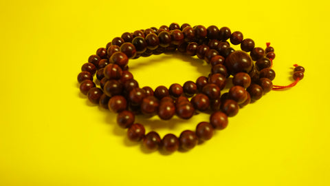 Medium Red Sandlewood Mala Beads