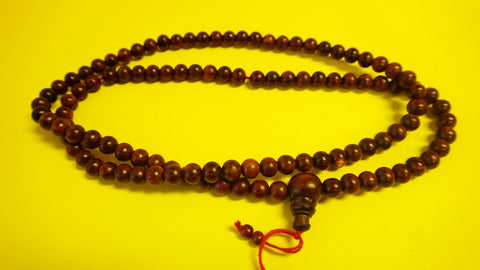 Medium Red Sandlewood Mala Beads