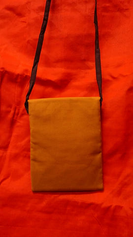 Small Beautiful Decorated Gold and Maroon Bag