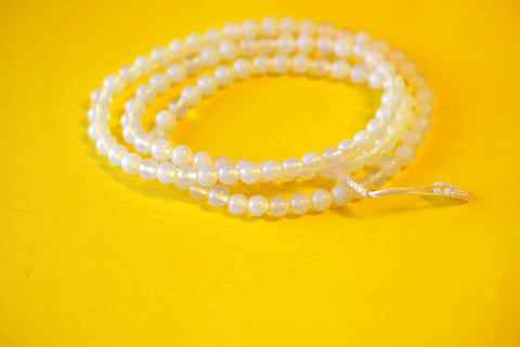 Beautiful Light Blue Glass Mala