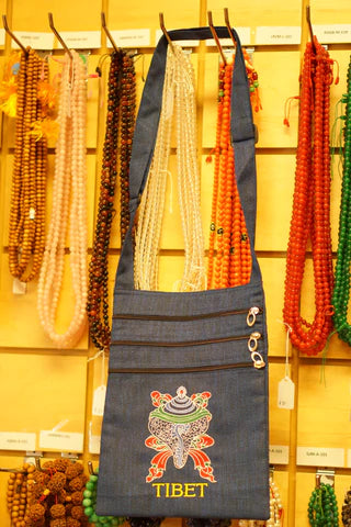 Decorated Three Zip Tote