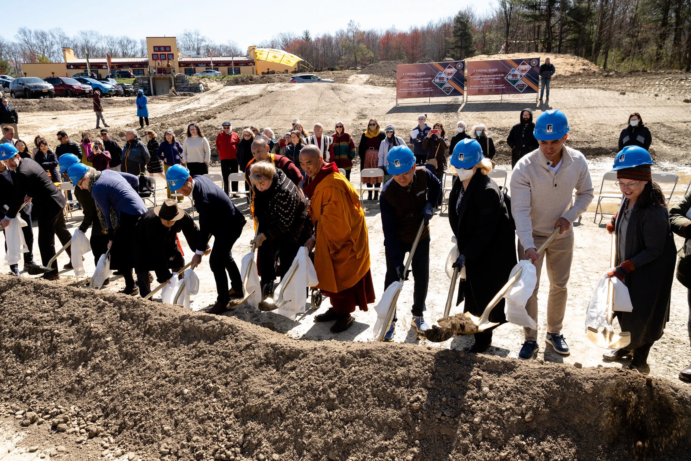 Ground broken for new Dalai Lama Library and Learning Center / The Ithaca Voice