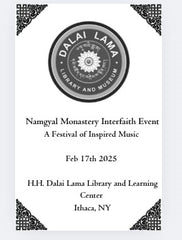 Namgyal Monastery Interfaith and Secular Ethics Winter Event: A Festival of Inspired Music: