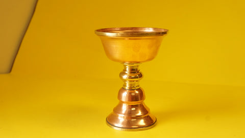 Copper Brass Buddhist Butter lamp