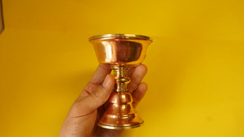Copper Brass Buddhist Butter lamp