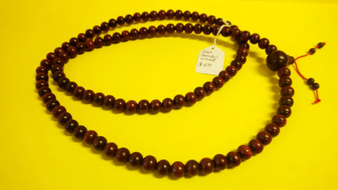 Large Red Sandlewood Mala Beads