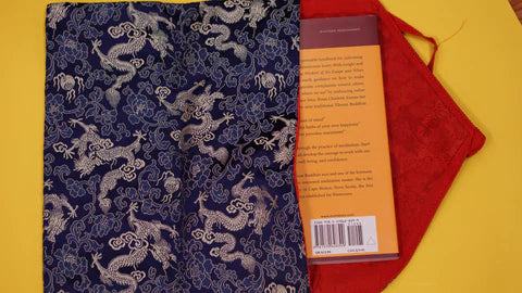 Large Tibetan traditional book cover