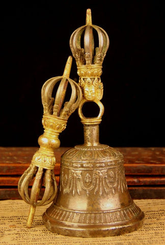 Large Ghanta and Vajra ( Bell and Dorjee)
